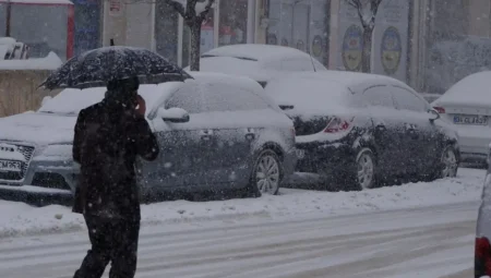 Van’da yoğun kar yağışı bekleniyor: Sıcaklıklar düşecek