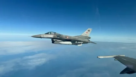 Türk Hava Kuvvetleri Karadeniz’de eğitim uçuşu gerçekleştirdi