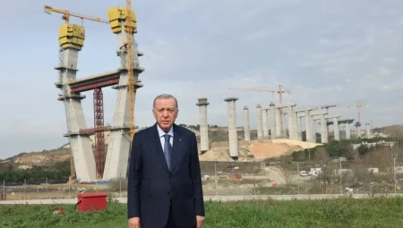 Cumhurbaşkanı Erdoğan, Başakşehir-Nakkaştepe Otoyolu Şantiyesini Ziyaret Etti